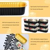 EgticHome Mini Loaf Pans with Lids and Spoons (100 Pack,