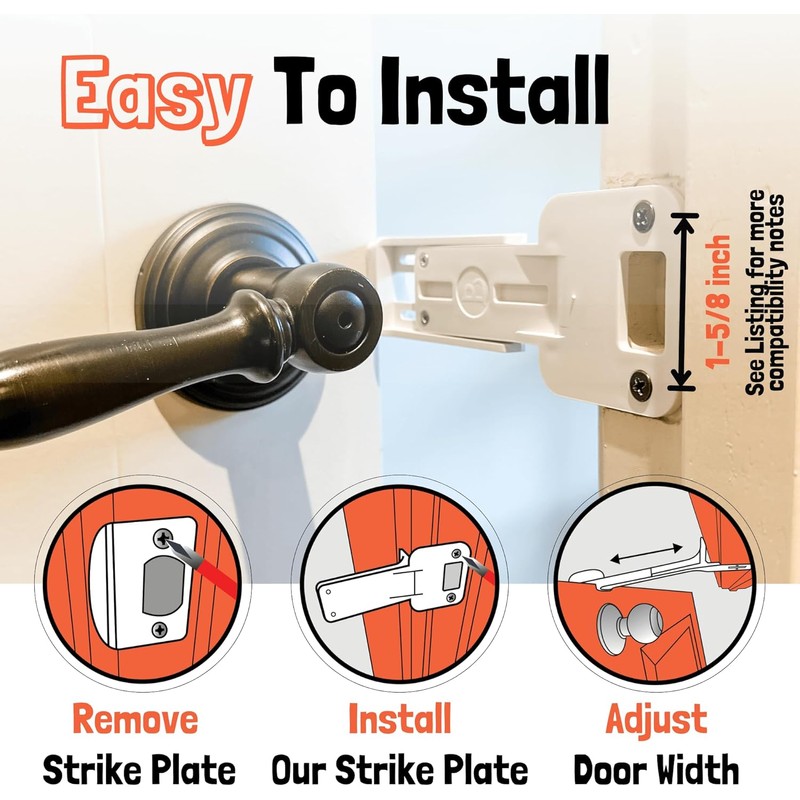 Door Buddy Adjustable Cat Door Prop – Dog Proof Cat