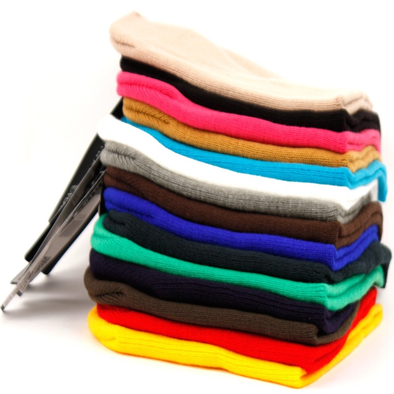 E-FLAG Women/Men Basic Solid Color Warm Knit Ski Snowboarding Beanie