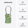 UP Security Luggage Locks TSA Approved, Airplane Travel Essentials, TSA