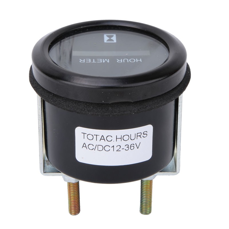 Waterproof Indicator Light Hour Meter for Engineering Vehicle Generator 0-99999.9