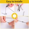 Weysoo Roller Blind Chain 6 Meter, 4.5MM Blind Cord with