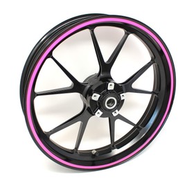 Finest Folia Rim Sticker Neon Pink 7mm x 10m Weatherproof Motorcycle Car Rims Sticker Accessory