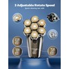 7D Portable Head Shavers for Bald Men, 9-in-1 Detachable Upgraded