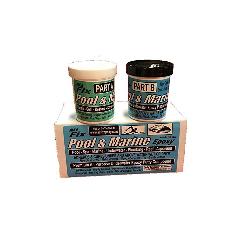All Fix H20 Underwater EPOXY Putty Pool Marine Repair Cracks