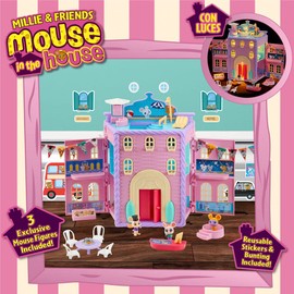 BANDAI - Millie & Friends Mouse in The House - Playset Gran Hotel Stilton Hamper - CO07396