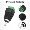 sourcing map 12Pcs RCA Cable Solderless Adapter, Audio/Video Speaker Wire