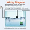 Stropum Automatic Water Level Controller,110V Small Water Level Sensor,Liquid Switch,Auto