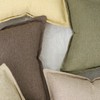 Madizz Set of 2 Linen Cushion Covers with Wide Edge,
