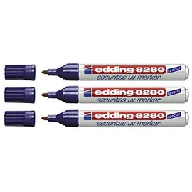 edding 8280 UV Marker Bullet Tip (Pack of 3)