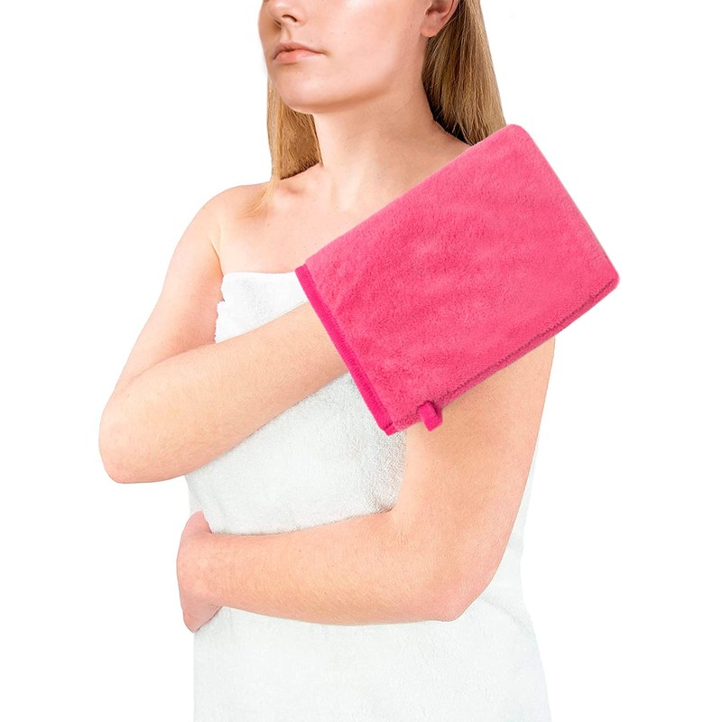8 STÜCK FLAUSCHIGE MIKROFASER WASCHLAPPEN, WASCHHANDSCHUH, SEIFTUCH, SEIFLAPPEN, WASCHFLECK, MICROFASER