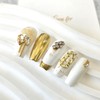 Gold Nuance Handmade Nail Tips - Oval / 골드 뉘앙스