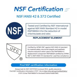 IcePure Replacement Water Filter For CLCH102 PL-100 WSG-1 EBL7771 RWF1060 CWMF031 4 Pack