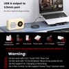 MOSWAG USB to 3.5mm TRRS Audio Jack Adapter with Microphone,