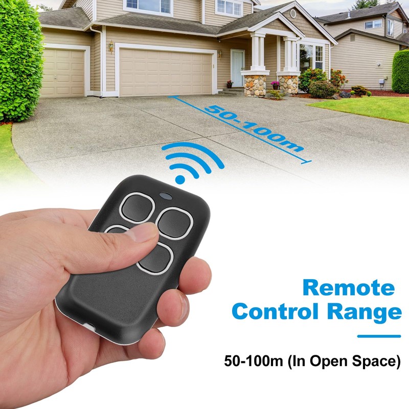 WODHMIEY Wireless Copy Remote Controller, 4 Button Wireless Remote Control