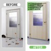 Double Under Door Draught Excluder, Draft Excluder for Doors, Adjustable