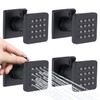 Backnets Shower Body Spray Solid Brass Massage Jets Wall Mount,