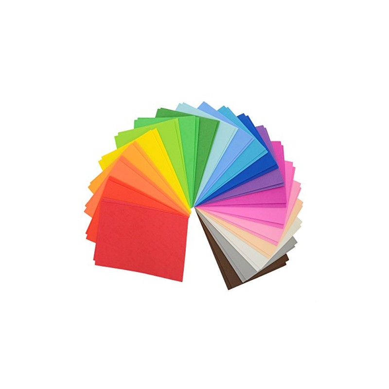 scola A5 Foam Pack, 40 Coloured Sheets, School Supplies, Art