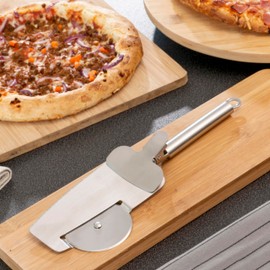 Innovagoods IG813215 4-in-1 Pizza Cutter Nice Slice, Silver