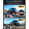 Navycrest 4K Dash Cam Front and Rear with 64GB Card,