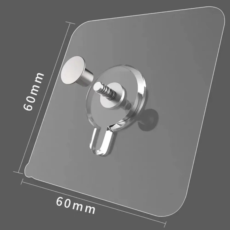 Ganchos Adhesivos Fuertes De Pared Para Colgar Fotos, Cuadro Plateado
