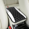 Car Center Console Cover, Comfortable PU Leather Vehicle Armrest Storage