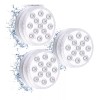 Importeek 3pz Lampara Sumergible Led Rgb Acuario Pecera Alberca