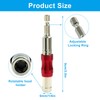 Cionyce Pivoting Bit Holder 1/4" Magnetic Pivot Drill Bit Holder,