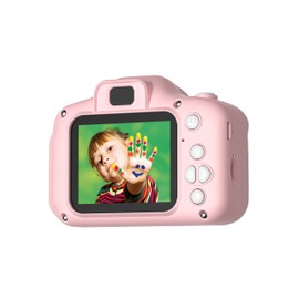AGFA Photo Realikids Cam Mini - Kids Camera, Photo & Video, 2 inch LCD Screen, Anti-Shake, Photo Filters, Lithium Battery - Pink