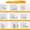 4 Pack | Powerful Attraction Push-to-Open Door Latch for Cabinets