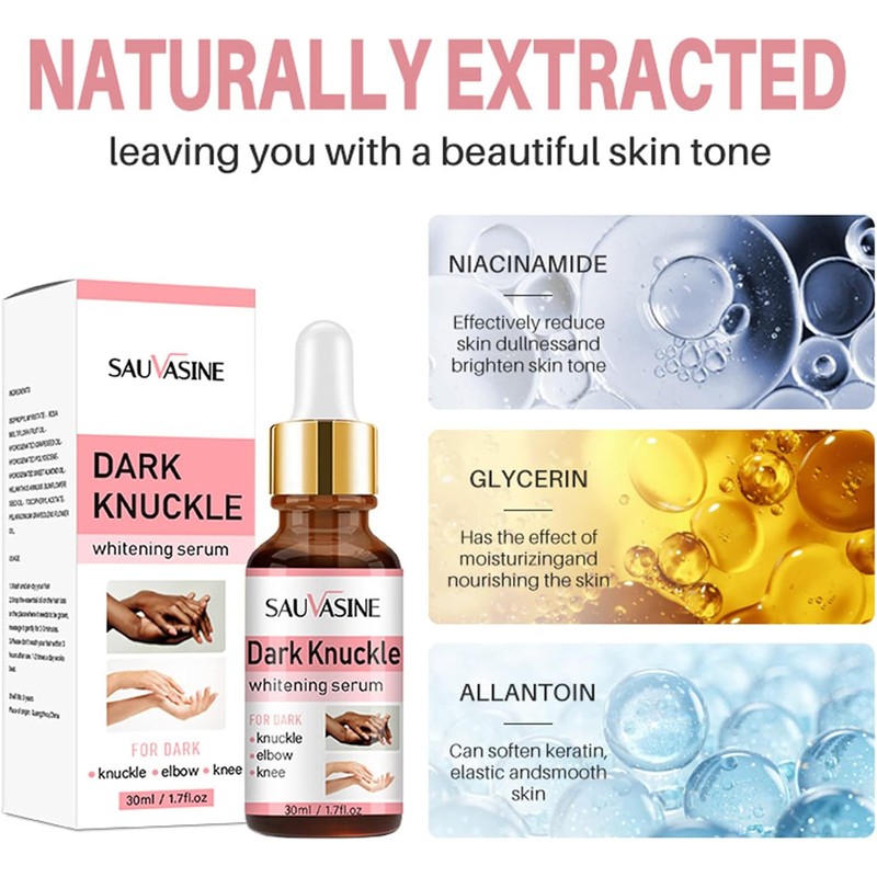 Dark Knuckle Whitening Serum, Whitening Serum Hand Knuckle Glow Serum