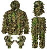AYIN Ghillie Suit For Men, Hunting Suits 3D Leaf Bush