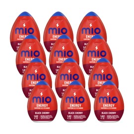 MiO Energy Liquid Water Enhancer, Black Cherry, 1.62 Ounce (Pack of 12)