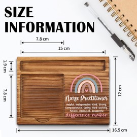 Nurse Practitioner Sticky Note Holder, NP Office Decor, Nurse Practitioner Thank You Appreciation Gifts for Women Self-Stick Note Pad Holders WPP94
