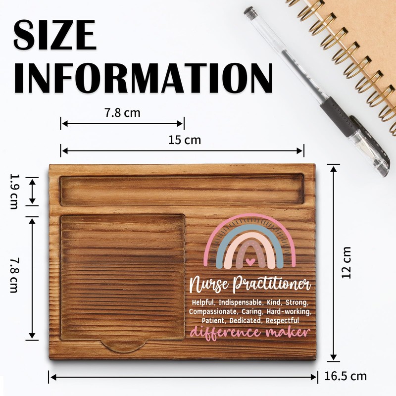Nurse Practitioner Sticky Note Holder, NP Office Decor, Nurse Practitioner