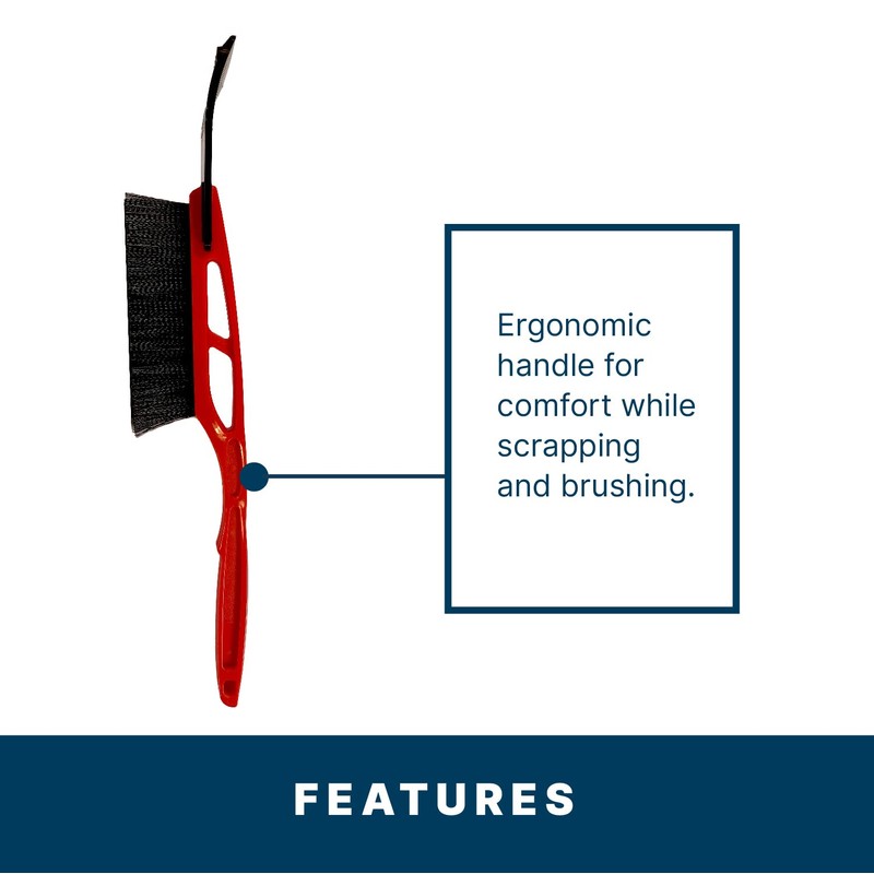 Teal Turtle 21 Inch Car Snow Scraper and Brush -