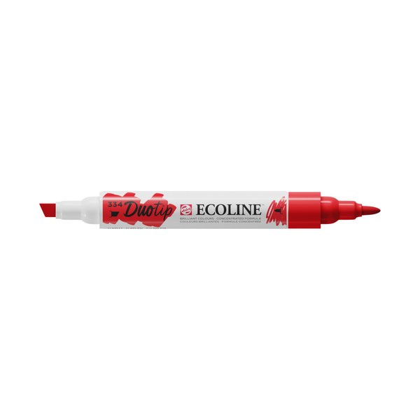 Craftelier Watercolour Marker Double Tip Duotip Ecoline Scarlet Red 334