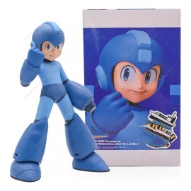 Jextech Figura Colección Megaman Rockman Juguete Kawai 23cm