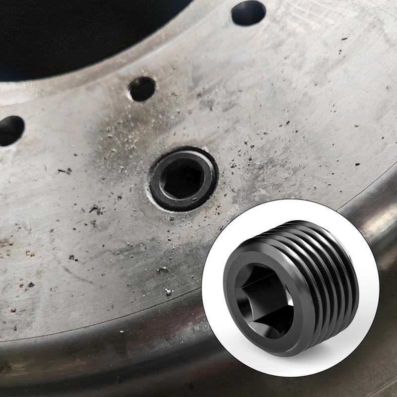 GASHER 70Pcs Carbon Steel Pipe Plug Fitting Internal Hex Thread