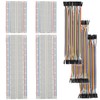 HUAREW Breadboard and Jumper Wires Kit Include 830 Tie Points