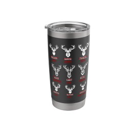 Deers - Santa's Reindeer Jerky - Hunting - Deer Hunting Stainless Steel Insulated Tumbler