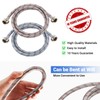 Yejesiy 4 Ft Washing Machine Hoses, 2 Packs Premium Stainless