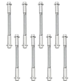 8 Pcs K 5131 Storm Door Hinge Pin Kit Compatible with Prime-Line,Anderson Storm Door Replacement Parts,Aluminum Screen Door Hinges,2-9/16 Inch Springs,5/16 Inch Pins and Bushings (8)