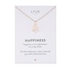 LUUK LIFESTYLE Modern Stainless Steel Necklace with Pendant, 50 cm
