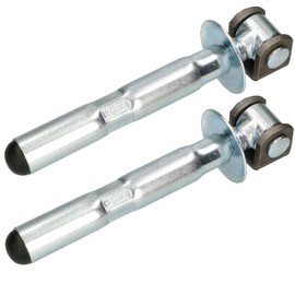 KOTARBAU® Set of 2 Adjustable Gate Hinges with Anchoring + Rosette Ideal for Heavy Loads Chemical Dowels Gate Rod Galvanised M16 / Diameter 21 mm