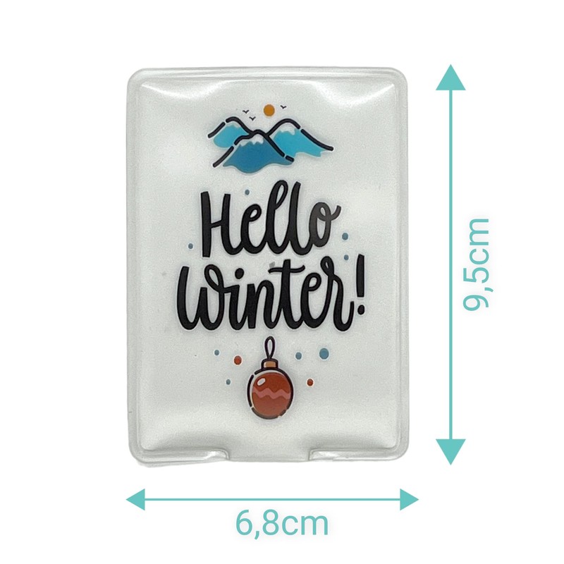 MIK Funshopping Hand Warmer Pocket Warmer Set, red