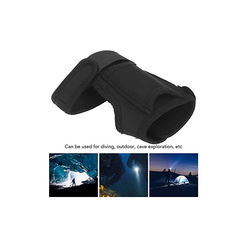 FTVOGUE Wrist Torch Sleeve Diving Torch Arm Mounting Bracket Adjustable