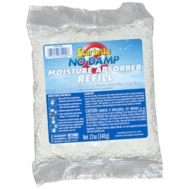 STAR BRITE No Damp Moisture Absorber & Dehumidifier 12 Ounce Refill - Simple, Portable, Humidity Control for Boats, RVs, Seasonal Homes & More - Prevent Musty Odor & Moisture Damage (085400)