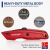 WORKPRO Premium Utility Blade Knife Retractable All Metal Heavy Duty