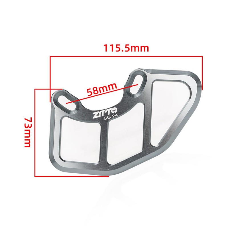 Funien MTB Bash Guard Bicycle Chain Guard Aluminium Alloy Chain